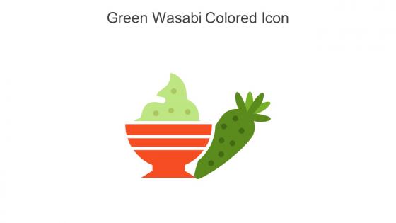 Green Wasabi Colored Icon In Powerpoint Pptx Png And Editable Eps Format