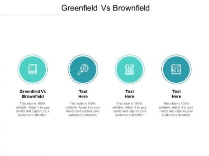 Greenfield vs brownfield ppt powerpoint presentation gallery visual aids cpb