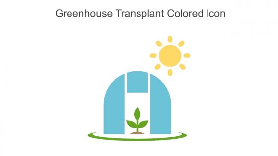 Greenhouse Transplant Colored Icon In Powerpoint Pptx Png And Editable Eps Format