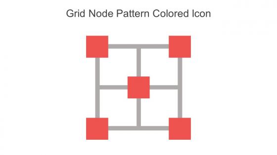 Grid Node Pattern Colored Icon In Powerpoint Pptx Png And Editable Eps Format