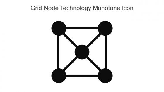 Grid Node Technology Monotone Icon In Powerpoint Pptx Png And Editable Eps Format