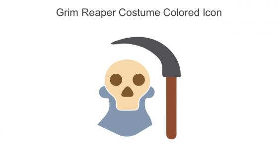 Grim Reaper Costume Colored Icon In Powerpoint Pptx Png And Editable Eps Format
