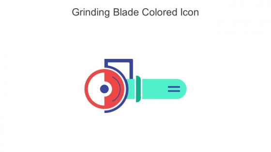 Grinding Blade Colored Icon In Powerpoint Pptx Png And Editable Eps Format