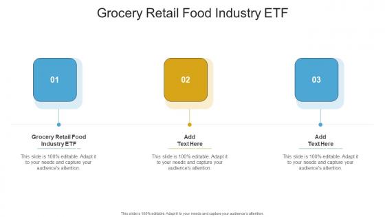 Grocery Retail Food Industry ETF In Powerpoint And Google Slides Cpb