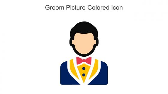 Groom Picture Colored Icon In Powerpoint Pptx Png And Editable Eps Format