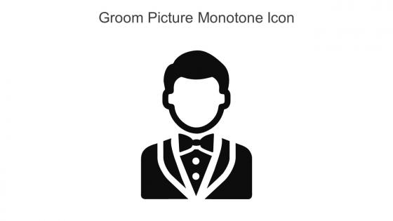 Groom Picture Monotone Icon In Powerpoint Pptx Png And Editable Eps Format