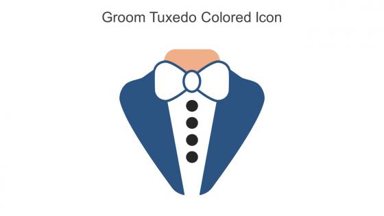 Groom Tuxedo Colored Icon In Powerpoint Pptx Png And Editable Eps Format