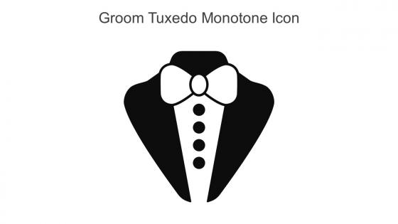 Groom Tuxedo Monotone Icon In Powerpoint Pptx Png And Editable Eps Format