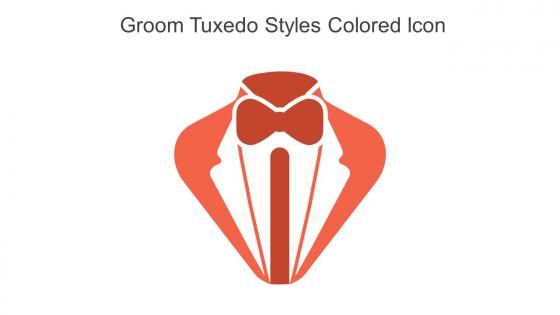 Groom Tuxedo Styles Colored Icon In Powerpoint Pptx Png And Editable Eps Format