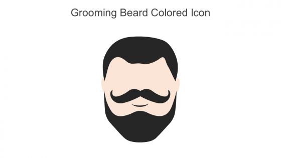 Grooming Beard Colored Icon In Powerpoint Pptx Png And Editable Eps Format