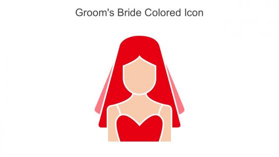 Grooms Bride Colored Icon In Powerpoint Pptx Png And Editable Eps Format