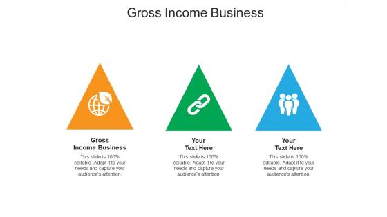 Gross income business ppt powerpoint presentation pictures show cpb
