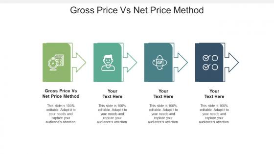 Gross price vs net price method ppt powerpoint presentation show deck cpb