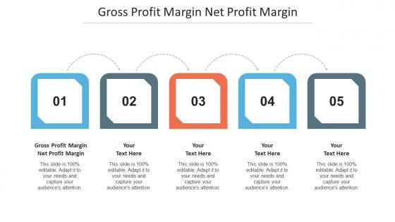 Gross Profit Margin Net Profit Margin Ppt Powerpoint Presentation Show Layout Cpb