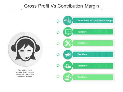 Gross profit vs contribution margin ppt powerpoint presentation layouts pictures cpb