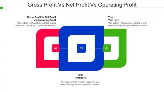 Gross Profit Vs Net Profit Vs Operating Profit Ppt Powerpoint Presentation Show Example Topics Cpb