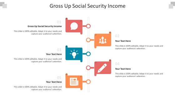 Gross up social security income ppt powerpoint presentation summary designs cpb