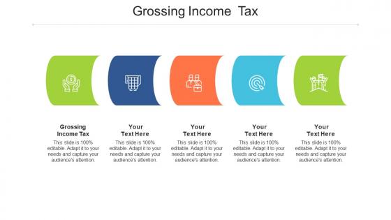 Grossing income tax ppt powerpoint presentation layouts vector cpb