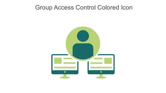 Group Access Control Colored Icon In Powerpoint Pptx Png And Editable Eps Format