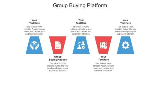 Group buying platform ppt powerpoint presentation icon ideas cpb