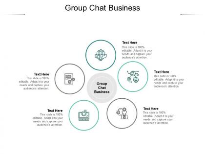 Group chat business ppt powerpoint presentation show slide cpb