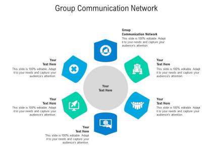 Group communication network ppt powerpoint presentation styles picture cpb