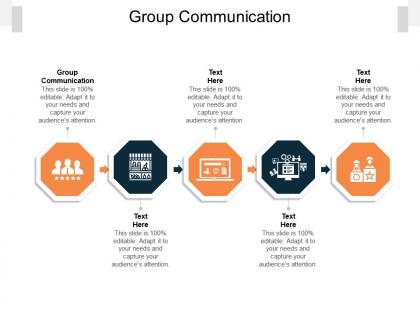 Group communication ppt powerpoint presentation ideas information cpb
