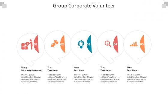 Group corporate volunteer ppt powerpoint presentation file demonstration cpb
