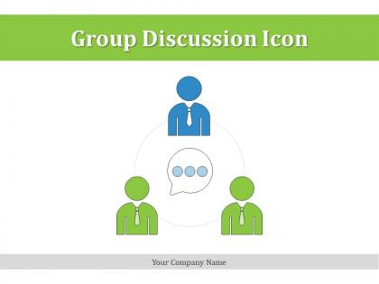 Group Discussion Icon Growth Planning Communicate Business Objectives