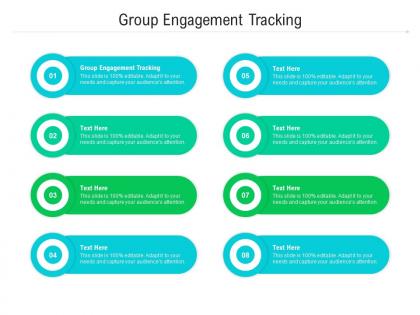Group engagement tracking ppt powerpoint presentation summary objects cpb