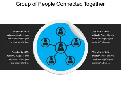 Group of people connected together