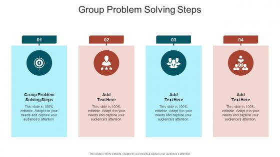 Group Problem Solving Steps In Powerpoint And Google Slides Cpb