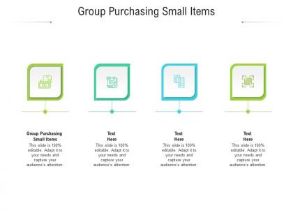 Group purchasing small items ppt powerpoint presentation summary gridlines cpb