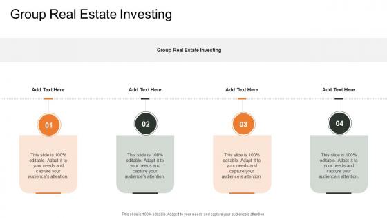 Group Real Estate Investing In Powerpoint And Google Slides Cpb