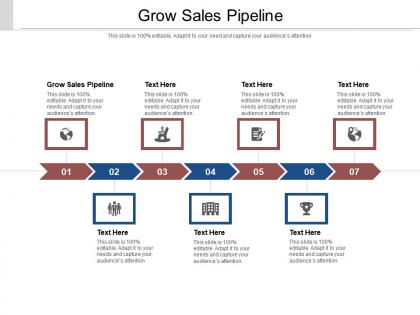 Grow sales pipeline ppt powerpoint presentation inspiration brochure cpb