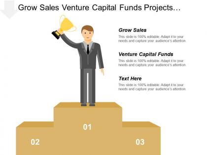 Grow sales venture capital funds projects portfolio management