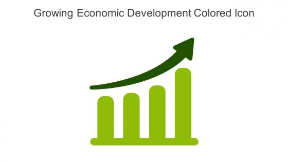 Growing Economic Development Colored Icon In Powerpoint Pptx Png And Editable Eps Format
