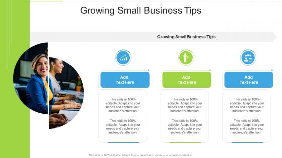Growing Small Business Tips In Powerpoint And Google Slides Cpb