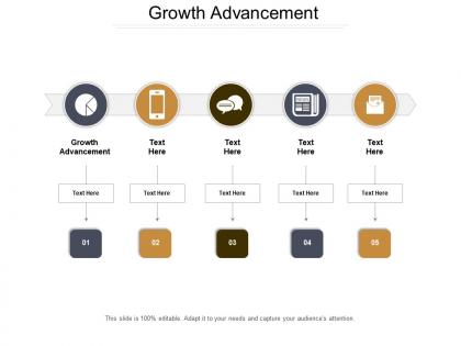 Growth advancement ppt powerpoint presentation gallery microsoft cpb