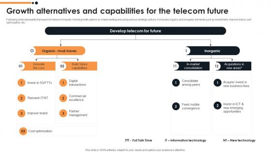 Growth Alternatives And Capabilities For The Telecom Future FIO SS