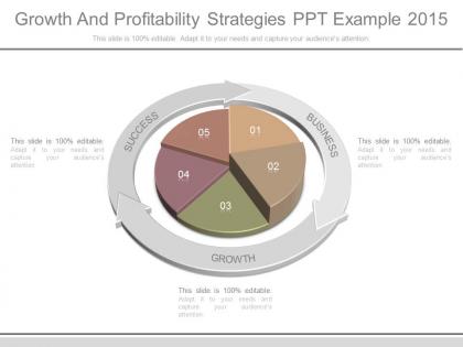 Growth and profitability strategies ppt example 2015