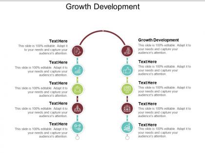 Growth development ppt powerpoint presentation icon slides cpb