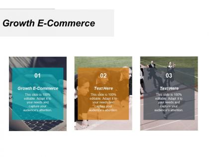 Growth e commerce ppt powerpoint presentation file display cpb