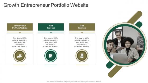 Growth Entrepreneur Portfolio Website In Powerpoint And Google Slides Cpb