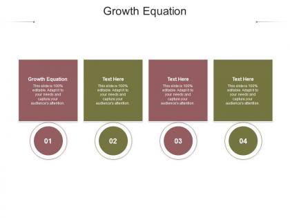 Growth equation ppt powerpoint presentation inspiration objects cpb