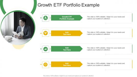 Growth ETF Portfolio Example In Powerpoint And Google Slides Cpb