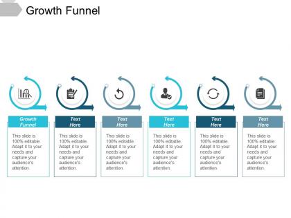Growth funnel ppt powerpoint presentation file template cpb