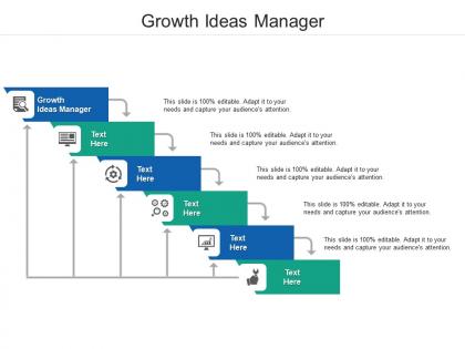 Growth ideas manager ppt powerpoint presentation infographics mockup cpb
