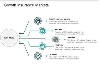 Growth insurance markets ppt powerpoint presentation infographic template picture cpb