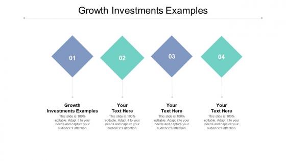 Growth investments examples ppt powerpoint presentation file files cpb